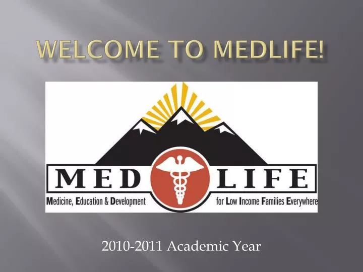 welcome to medlife
