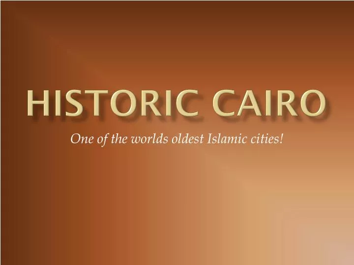 historic cairo