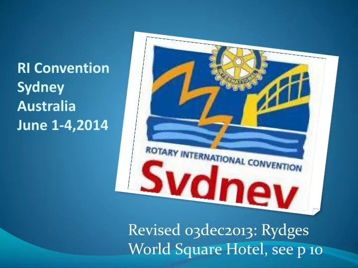ri convention sydney australia june 1 4 2014