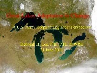 Great Lakes Adaptation to Change