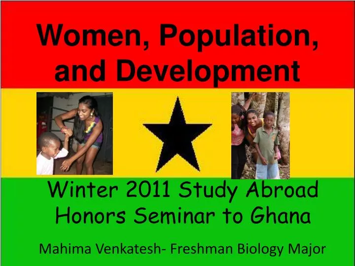 women population and development