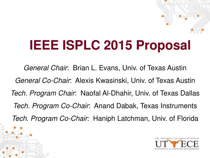 ieee isplc 2015 proposal