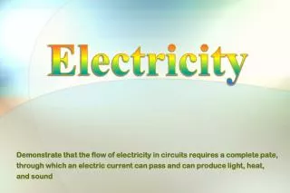 Electricity