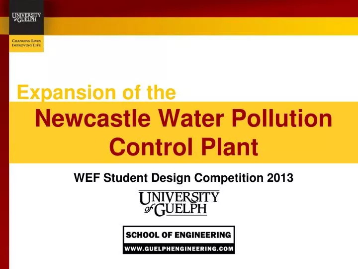 newcastle water pollution control plant