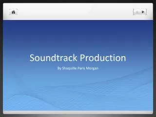 Soundtrack Production