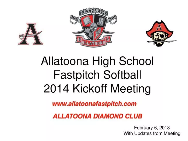allatoona high school fastpitch softball 2014 kickoff meeting