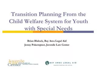 Transition Planning From the Child Welfare System for Youth with Special Needs