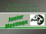 Junior Meetings - slide 1
