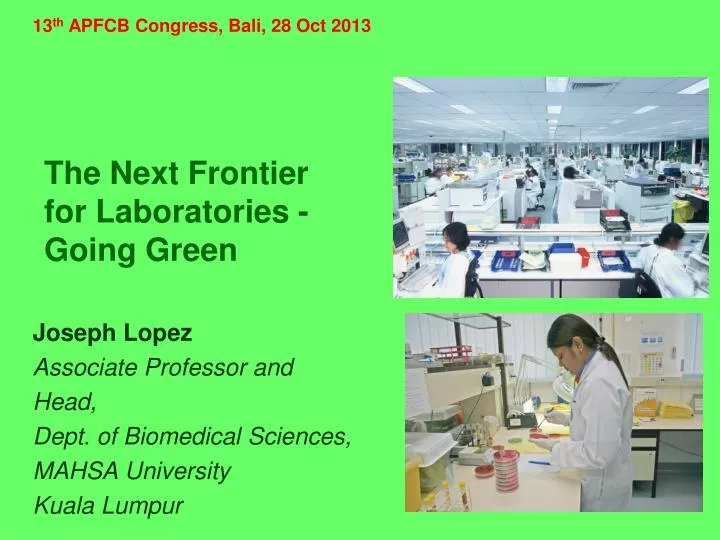 the next frontier for laboratories going green
