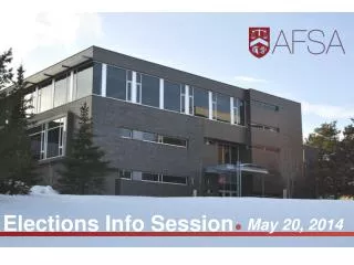 Elections Info Session