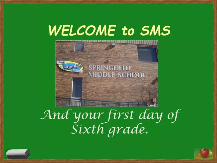 welcome to sms