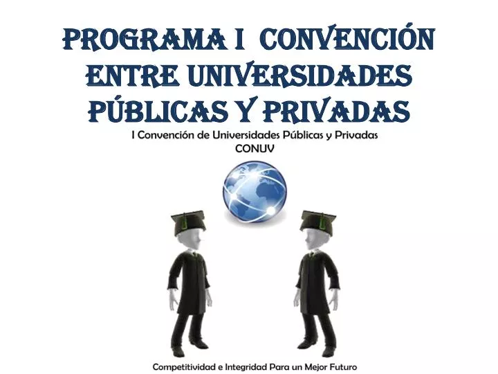 programa i convenci n entre universidades p blicas y privadas