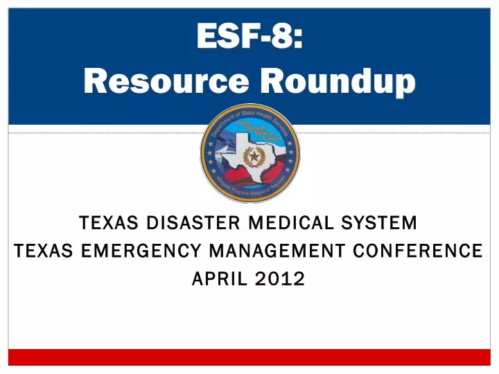 esf 8 resource roundup
