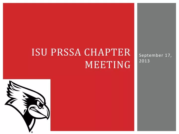 isu prssa chapter meeting