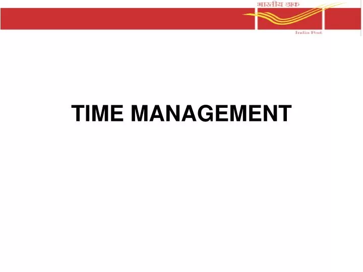 time management