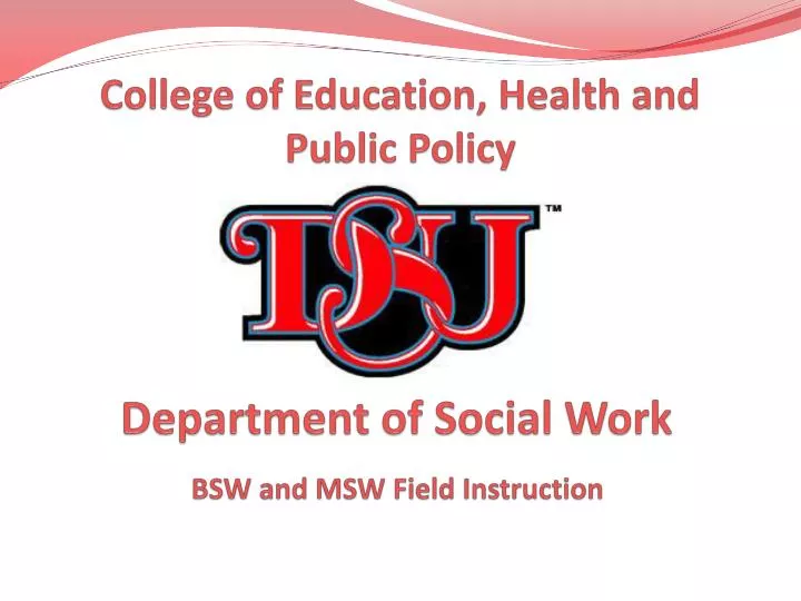 college of education health and public policy