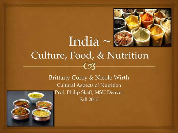 india culture food nutrition