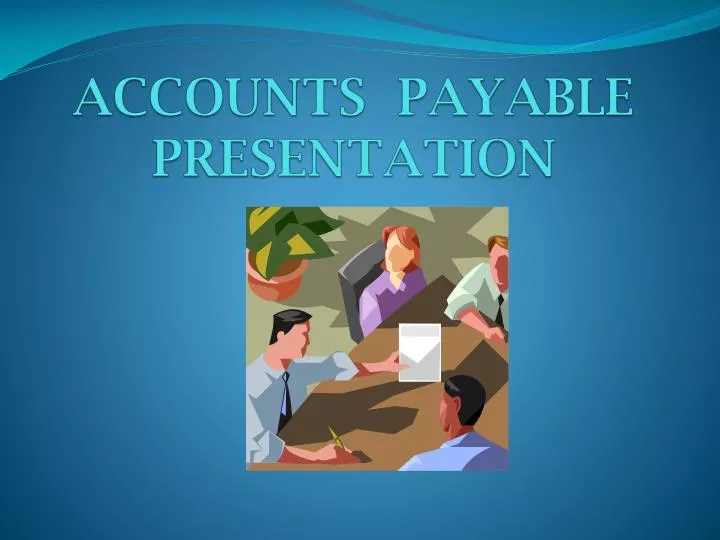 accounts payable presentation