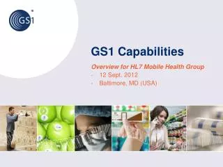 GS1 Capabilities