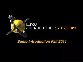 Sumo Introduction Fall 2011