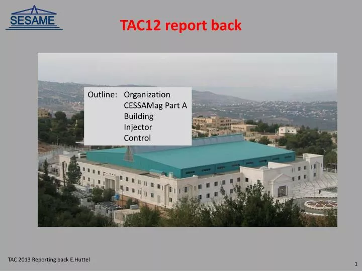 tac12 report back