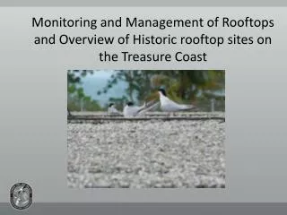 Monitoring and Management of Rooftops and Overview of Historic rooftop sites on the Treasure Coast