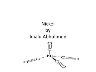 Nickel by Idialu Abhulimen