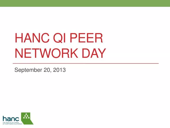 hanc qi peer network day