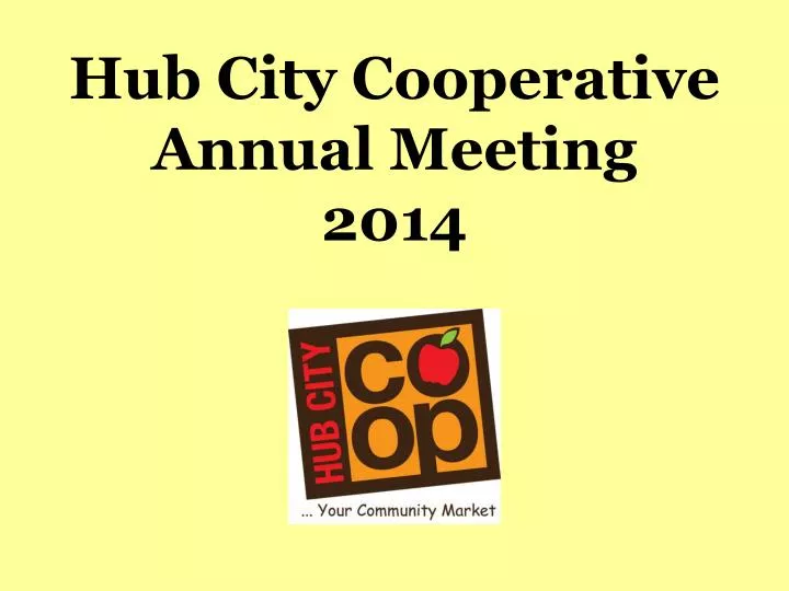 hub city cooperative annual meeting 2014