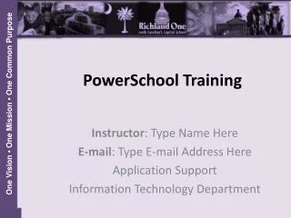 PowerSchool Training