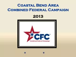 Coastal Bend Area Combined Federal Campaign 2013