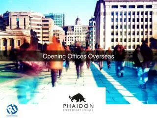 Opening Offices Overseas