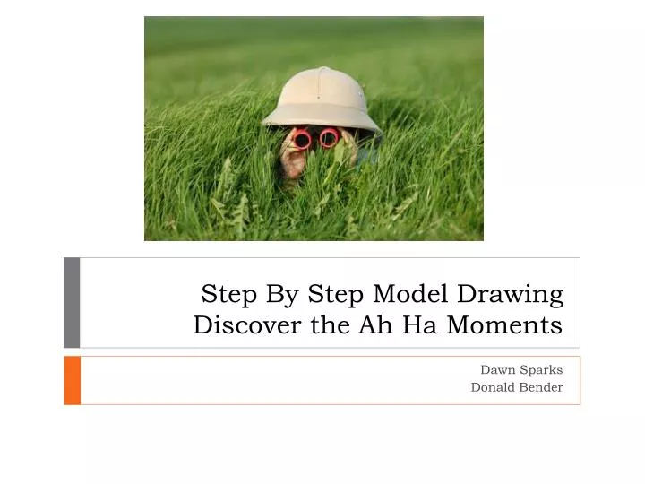 step by step model drawing discover the ah ha moments