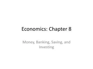 economics chapter 8