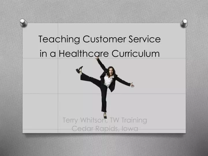 teaching customer service in a healthcare curriculum