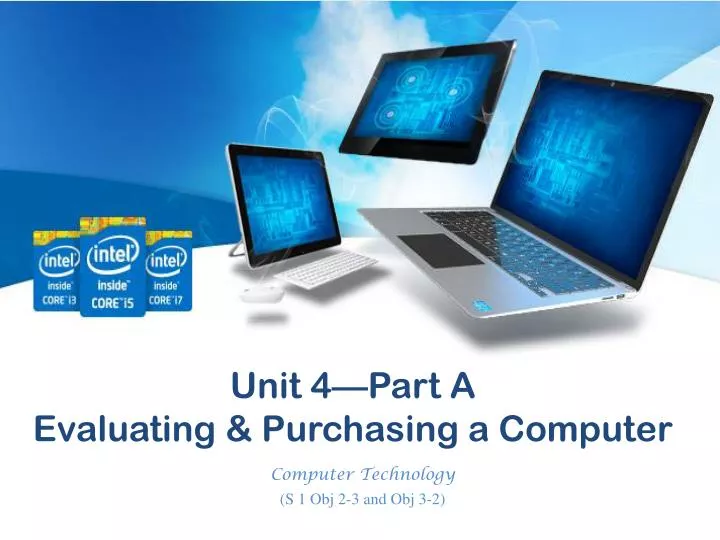 unit 4 part a evaluating purchasing a computer