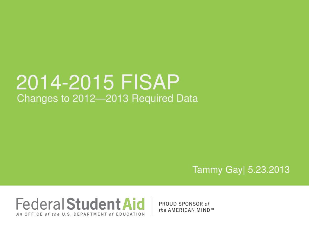 PPT - 2014-2015 FISAP PowerPoint Presentation, free download - ID:1624782