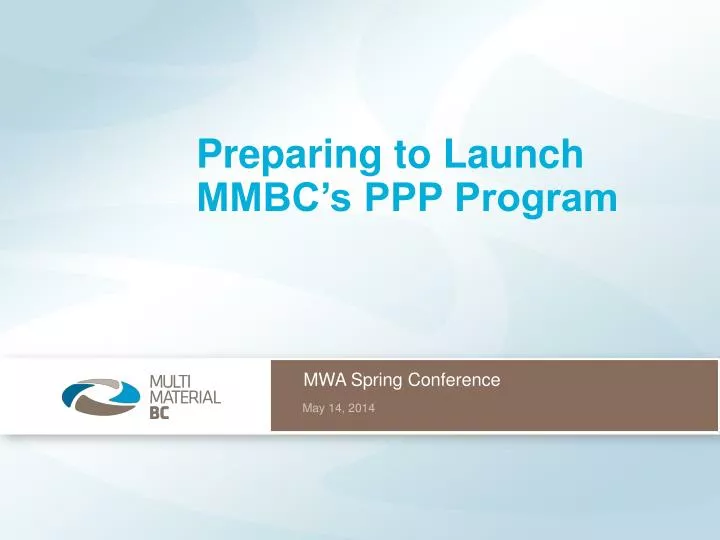 preparing to launch mmbc s ppp program