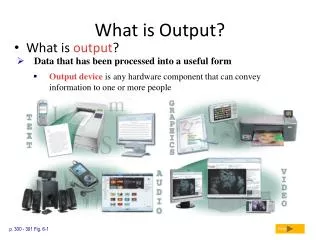 What is Output?