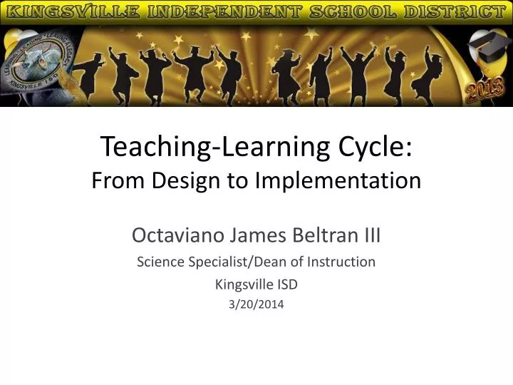 teaching learning cycle from design to implementation