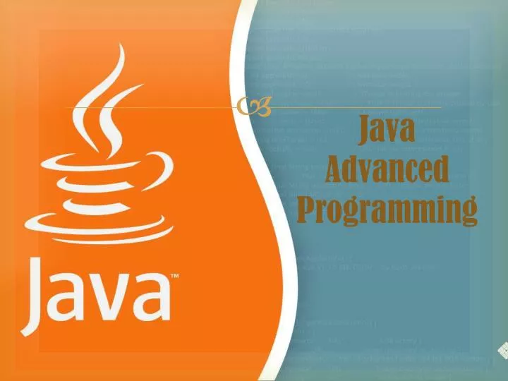 java advanced programming
