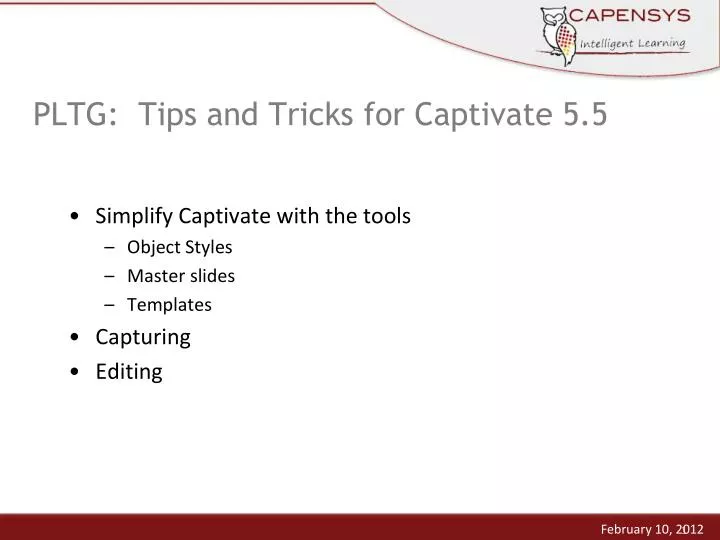 pltg tips and tricks for captivate 5 5