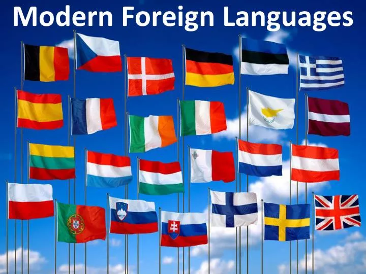 modern foreign languages
