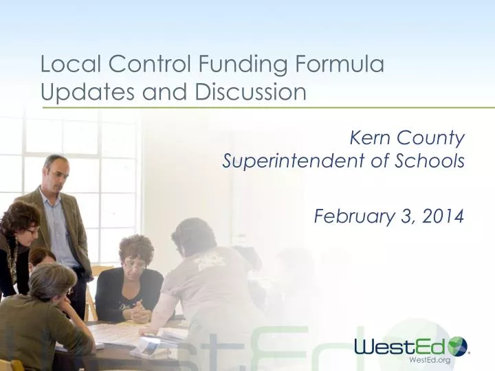 local control funding formula updates and discussion