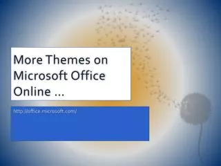 More Themes on Microsoft Office Online …