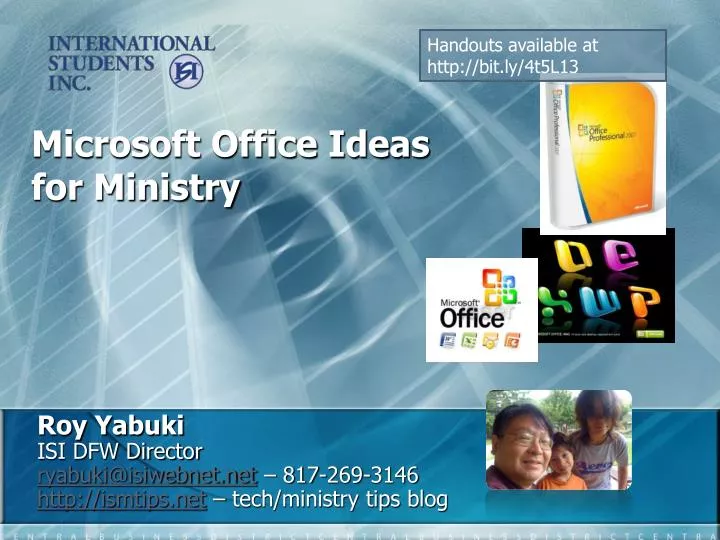 microsoft office ideas for ministry