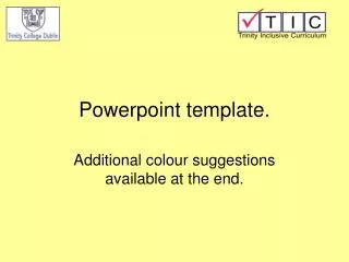 Powerpoint template.