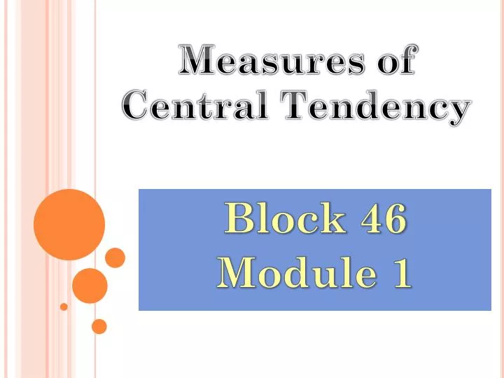 block 46 module 1