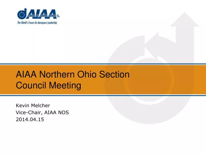 aiaa northern ohio section council meeting