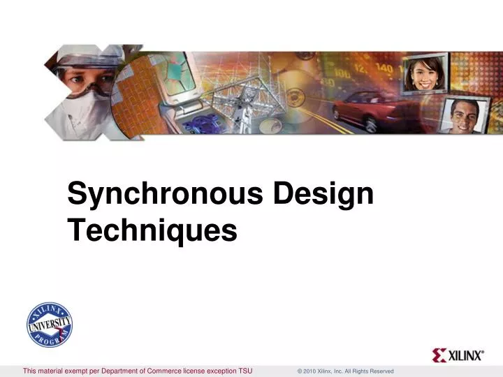 synchronous design techniques